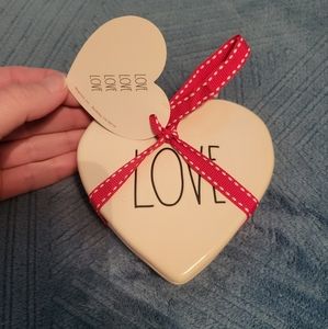 Rae Dunn heart shaped coasters